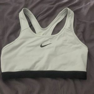 Blue Nike sports bra
